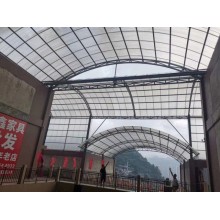 大跨度鋼架，網(wǎng)架采光頂棚用輕型防火阻燃陽光板耐力板聚碳酸酯板